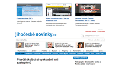 Desktop Screenshot of jihoceskenovinky.cz