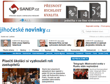 Tablet Screenshot of jihoceskenovinky.cz